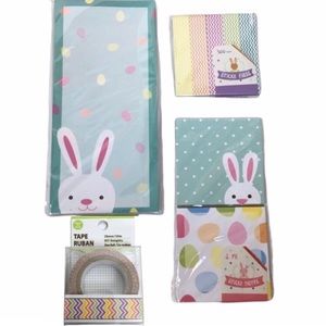 Easter Planner Kit Stationery Set List Pad Sticky Notes Page Flags Washi Tape